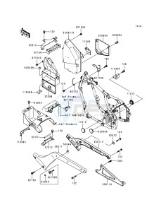 VN 800 A [VULCAN 800] (A1-A5) [VULCAN 800] drawing BATTERY CASE