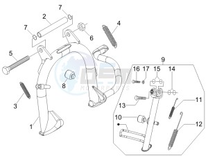 Runner 125 VX 4t e3 (UK) UK drawing Stand