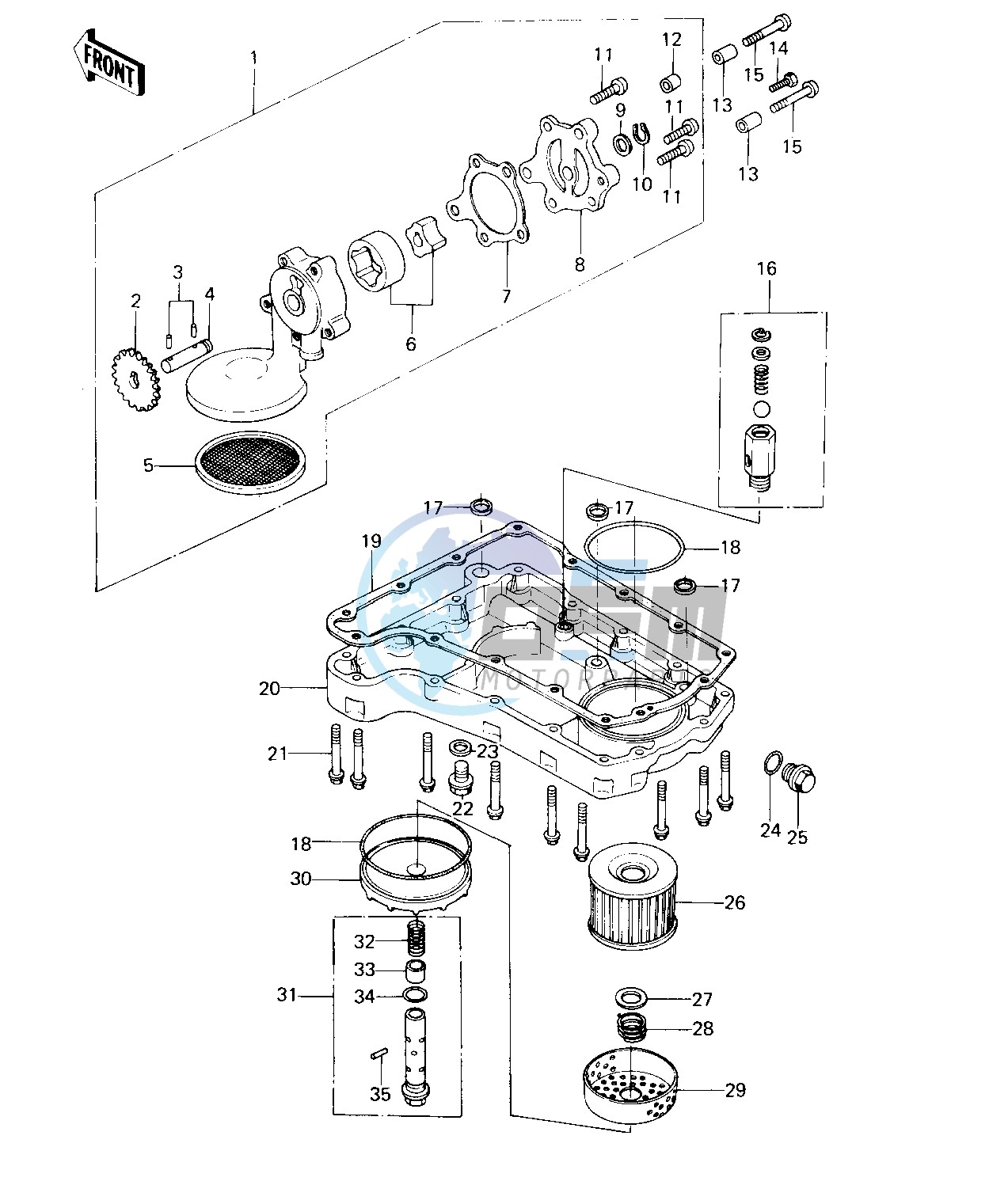 OIL PUMP_OIL FILTER_OIL PAN