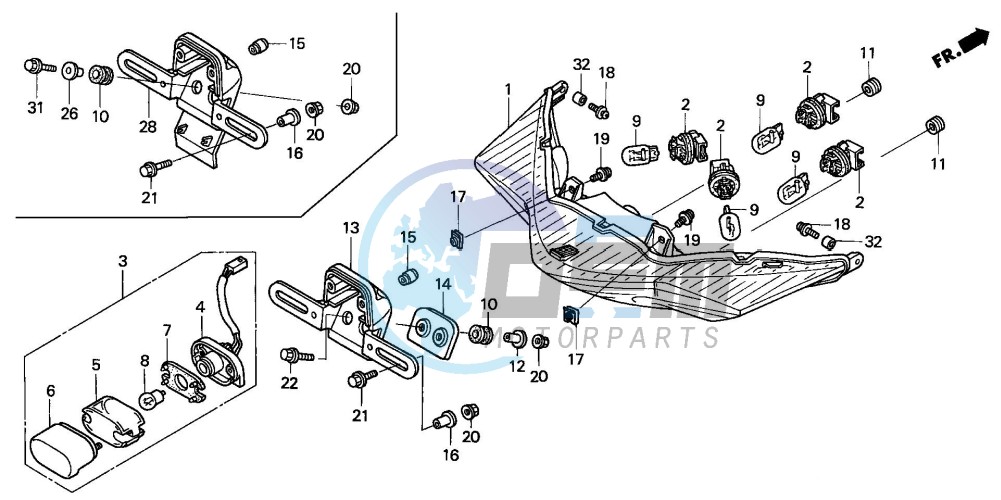 REAR COMBINATION LIGHT (CM,U)