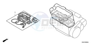 CBR1000RAA France - (F / ABS CMF HRC) drawing GASKET KIT A