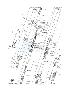 YZ250 (1SSM 1SSN 1SSP 1SSR 1SSR) drawing FRONT FORK