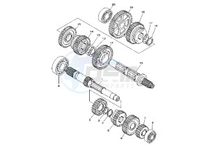 XVS A DRAG STAR CLASSIC 650 drawing TRANSMISSION