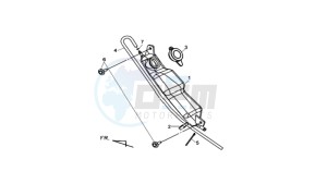 MAXSYM 400 EFI drawing RESERVE TANK