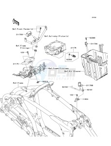 KSF 450 B [KFX450R MONSTER ENERGY] (B8F-B9FB) B8FA drawing FUEL INJECTION