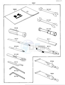 EL 250 B [ELIMINATOR[ (B2-B3) [ELIMINATOR drawing OWNERS TOOLS