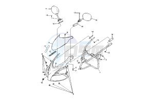 TZR RR 50 drawing COWLING