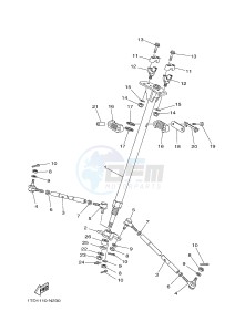 YFZ450R YFZ450RSE YFZ450R SPECIAL EDITION (1TD6 1TD7) drawing STEERING