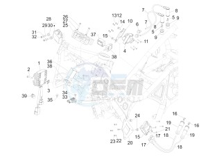 GP 800 drawing Voltage Regulators - Electronic Control Units (ecu) - H.T. Coil