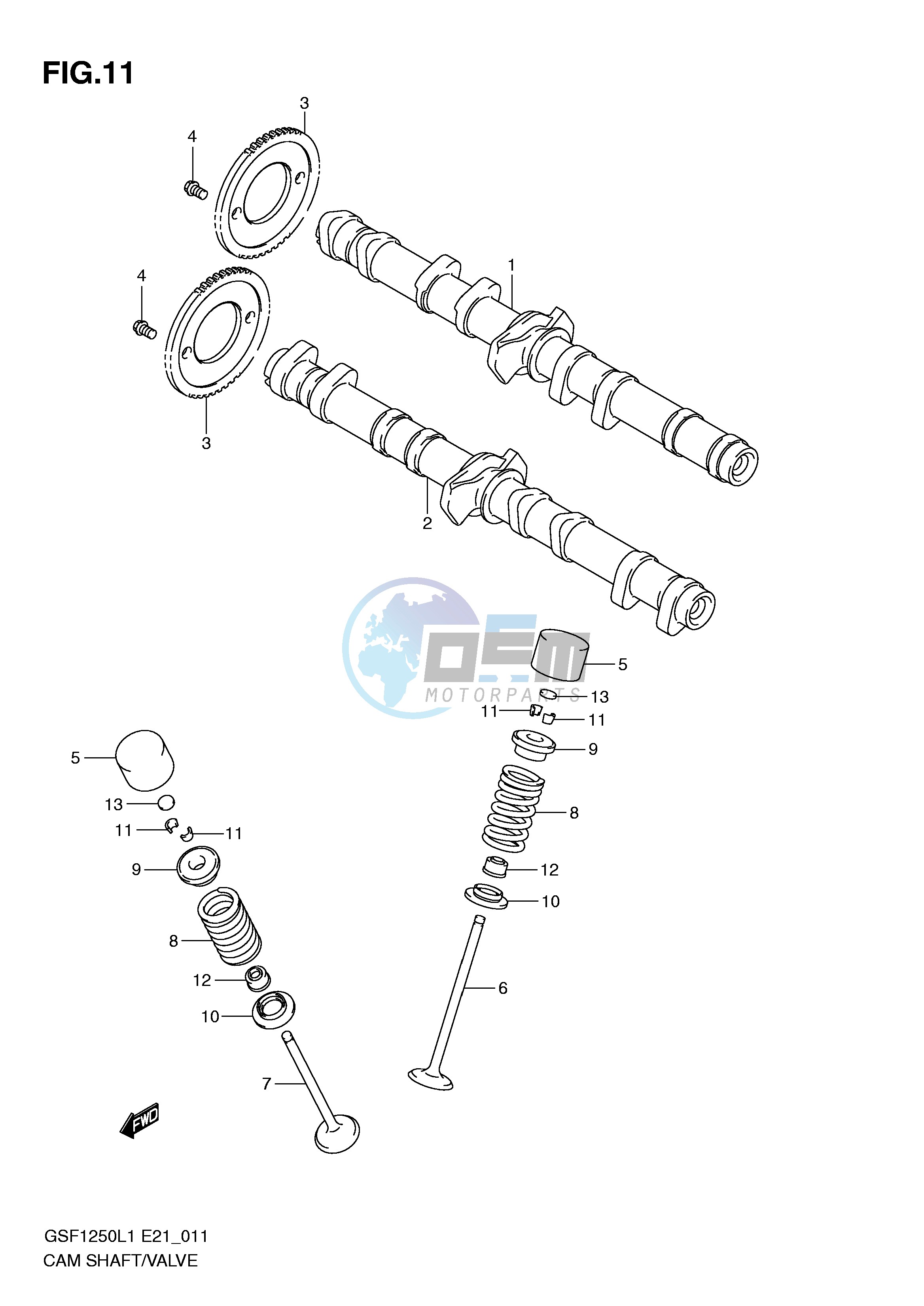 CAM SHAFT - VALVE