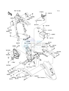 VN 1600 E [VULCAN 1600 CLASSIC] (6F) E6F drawing FRAME FITTINGS