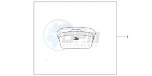 CBF1000TA France - (F / ABS CMF) drawing TOP BOX INNERBAG