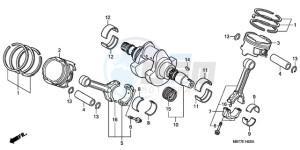 XL1000V9 Europe Direct - (ED) drawing CRANKSHAFT/PISTON