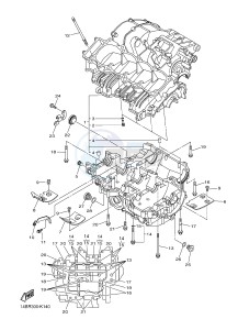 YZF-R1B 1000 (1KBH) drawing CRANKCASE