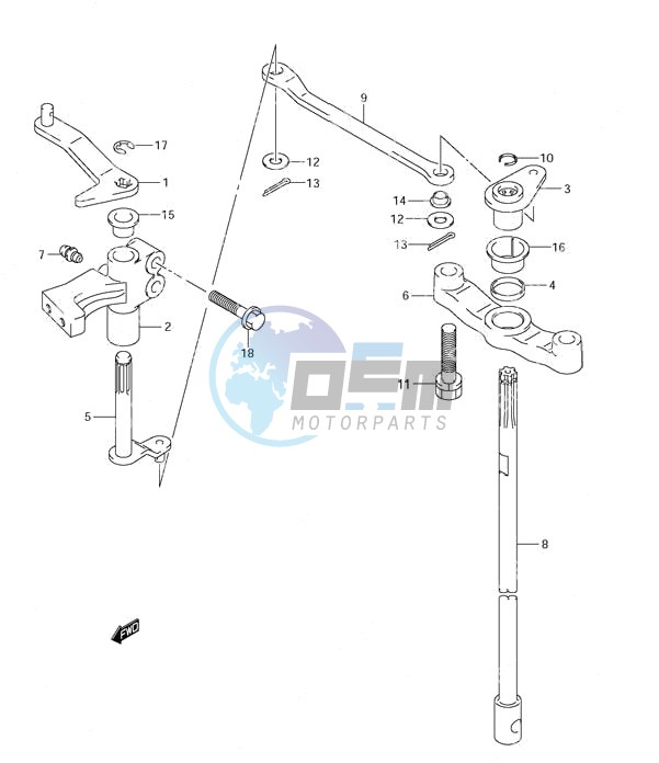 Clutch Shaft (S/N 372296 & Older)