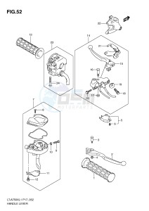 LT-A750X (P17) drawing HANDLE LEVER