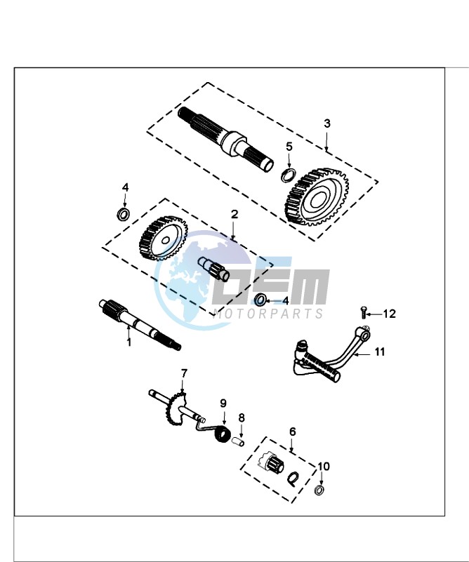 DRIVE SHAFTS / KICKSTARTER