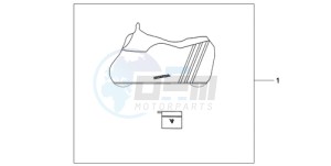 CB600FA9 Spain - (SP / ABS 25K) drawing BODY COVER L