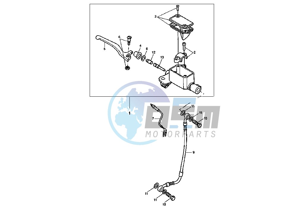 FRONT MASTER CYLINDER