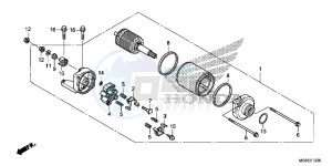 NC700SD NC700S Europe Direct - (ED) drawing STARTING MOTOR