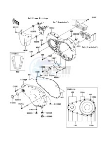 VN2000 VN2000-A2H GB XX (EU ME A(FRICA) drawing Left Engine Cover(s)