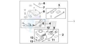 VFR800XB Crossrunner E drawing AVERTO ALARM KIT