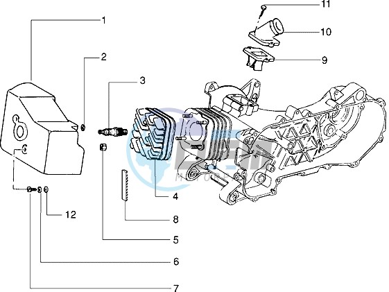 Cylinder head - Induction pipe