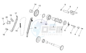 SXV 450-550 Street Legal drawing Rear cylinder timing system