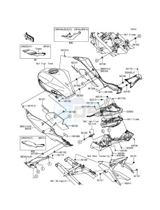 NINJA_250SL_ABS BX250BFSA XX (EU ME A(FRICA) drawing Side Covers/Chain Cover