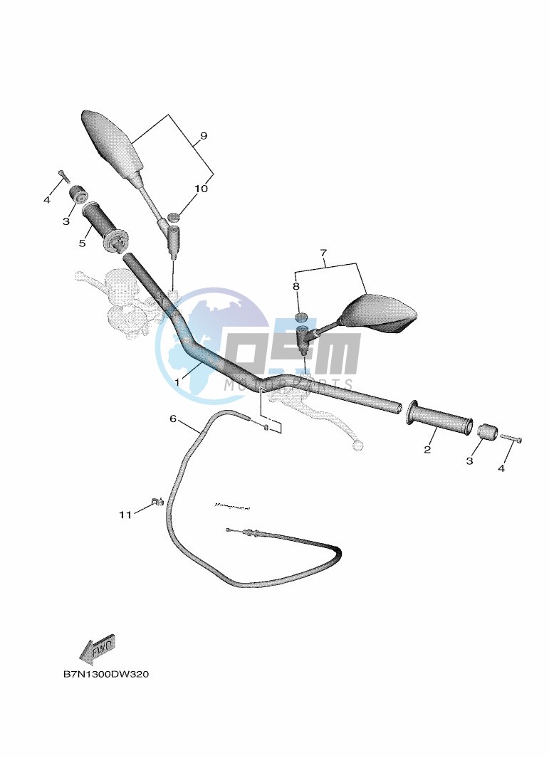 STEERING HANDLE & CABLE