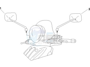 Beverly 500 2005-2006 drawing Mirrors