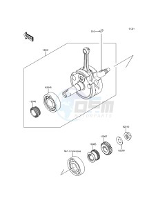 KLX125 KLX125CFF XX (EU ME A(FRICA) drawing Crankshaft