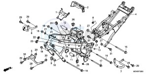 NT700VB drawing FRAME BODY