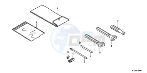 SH125RB drawing TOOLS