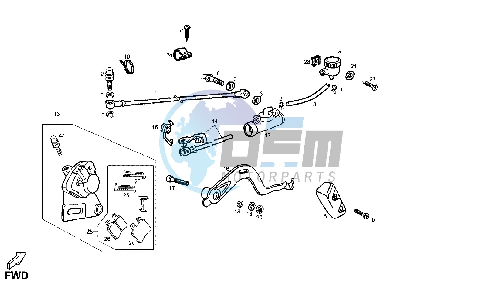 REAR BRAKING SYSTEM