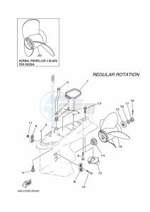 F200CETX drawing PROPELLER-HOUSING-AND-TRANSMISSION-2