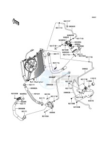 ZZR1400 ABS ZX1400B6F FR GB XX (EU ME A(FRICA) drawing Water Pipe