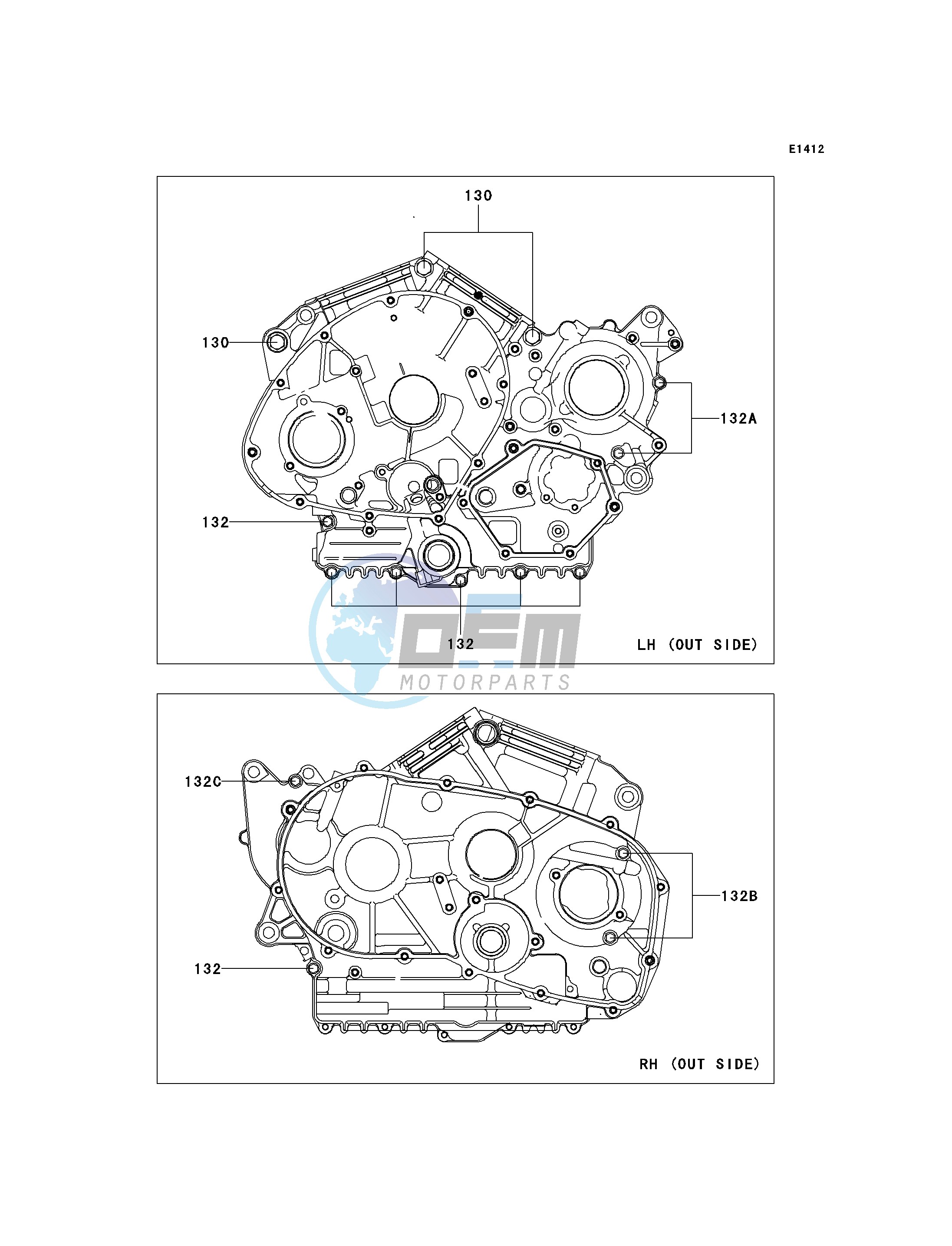 CRANKCASE BOLT PATTERN