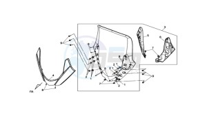 MAXSYM 400 EFI drawing WINDSCREEN