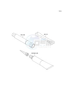 KLX 450 A [KLX450R] (A8F-A9F) A8F drawing OWNERS TOOLS