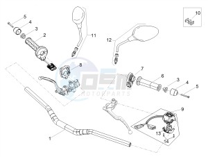 TUONO 1100 V4 FACTORY E4 SUPERPOLE ABS (APAC) drawing Handlebar - Controls