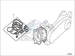 NSC110MPDH UK - (E) drawing GASKET KIT A