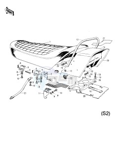 S2 A [MACH II] (-A) 350 [MACH II] drawing SEAT_SEAT COVER -- S2- -