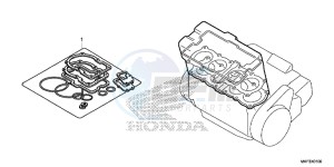 CBR1000S2H 2ED - (2ED) drawing GASKET KIT A