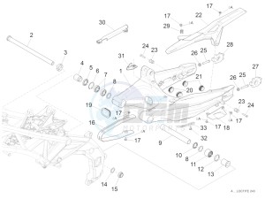 ETV Caponord 1200 USA USA drawing Swing arm