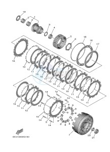 XP530D XP530D-A TMAX DX ABS (BC33) drawing CLUTCH