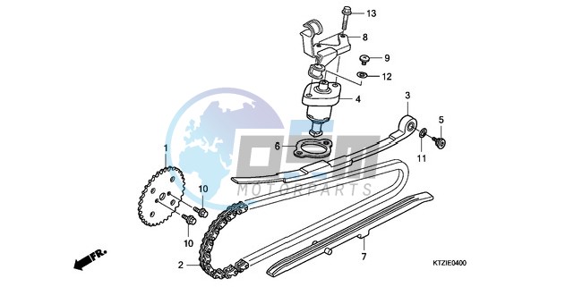 CAM CHAIN/TENSIONER