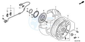 NSA700A9 Australia - (U / MME REF) drawing REAR WHEEL