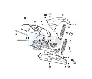 E-XPRO (EH4LW3-EU) (M3) drawing REAR FORK