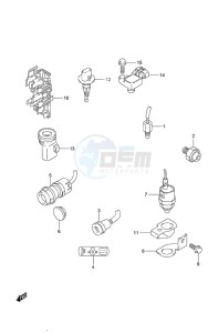 DF 9.9B drawing Sensor/Switch Non-Remote Control